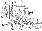 62022zr08a Original Oem Factory Bumper Nissan Genuine