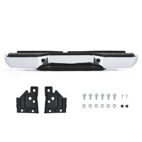 Ni1103146 Orion Motor Tech Step Bumper Assembly For 2005-2021 Nissan Frontier Chrome Steel Face Bar And Pad