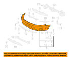 6400b824 Outlander-bumper Oem Mitsubishi Cover 07-09