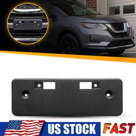Pzj-rogue-17-20-fl Oxilam Front License Plate Frame Tag Holder Mounting Bracket For 2017-2020 Nissan Rogue