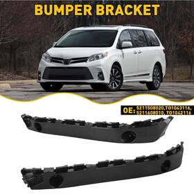 Xpd-bxg-59526 Oxilam For 2011-2020 Toyota Sienna 2x Front Side Bumper Retainer Bracket Support Holder
