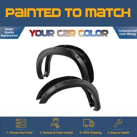 802-0311 Paint A Part For 1999-2007 Ford F-250/350 Sd Fender Flare Set Bolt Style Pocket Painted