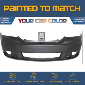 Ch1000943 Paint A Part For 2009-2012 Dodge Journey Front Bumper Without Fascia Hl Washer Painted