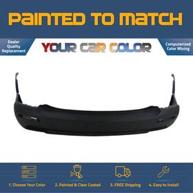 Ki1100155 Paint A Part For 2011-2013 Kia Sorento Without Sport/sensors Rear Bumper Painted To Match