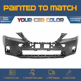 Lx1000275 Paint A Part For 2014-2015 Lexus Ct200h Front Bumper Without F Sport With Park Snsr Hl Wshr Painted