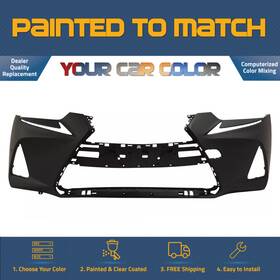 Lx1000336 Paint A Part Lx1000365 For 2018-2019 Lexus Is200t Front Bumper Without F Sport Pkg Wshr With Snsr Painted