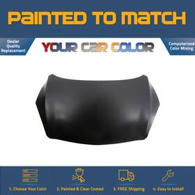 Ma1230167 Paint A Part For 2010-2011 Mazda 3 Sedan/hatchback 2.0l/2.5l Hood Painted To Match