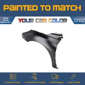 Su1240140 Paint A Part For 2015-2019 Subaru Legacy Left Fender Without Mldg Hole Painted To Match