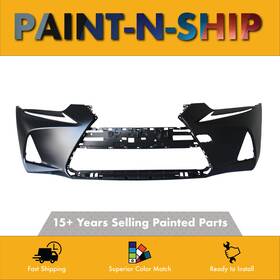 Lx1000364 Paint N Ship For 2018-2019 Lexus Is200t Front Bumper Without F Sprt Pkg Wshr Snsr Painted