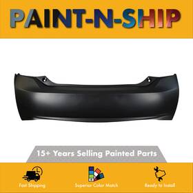 To1100280 Paint N Ship For 2010-2015 Toyota Prius Rear Bumper Type G S With Spoiler Holes Painted