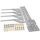 39gwua Pair Diy Rear Bumper Brackets With Screws For Jeep Cherokee Xj Steel 1986-2001