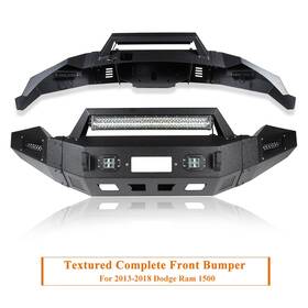 Pa125258p01 Parautostore New Steel Step Front Bumper Assembly For Dodge Ram 1500 2013- 2016 2017 2018