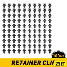 Peakparts 622865805233 100 Pcs Bumper Fender Hood Moulding Side Garnish Grille Retainer Clip For Honda