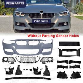 Bw6200037t Pegaparts For 2012-2018 Bmw 3 Series F30 M Sport Tech Front Bumper Grille Set Without Pdc