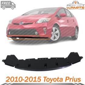 11609020 Perfect Fit New Bumper Spoiler Black Front Lower For 2010-2015 Toyota Prius