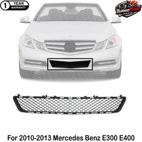 12725780 Perfect Fit New Front Bumper Grille Plastic Primed For 2010-2013 Mercedes Benz E300 E400