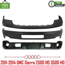 12731732 Perfect Fit Front Bumper Primed Kit Valance Textured For 2011-2014 Gmc Sierra 2500 Hd 3500hd