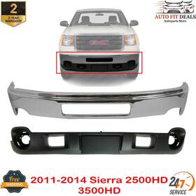 13438264 Perfect Fit Front Bumper Chrome Lower Valance Textured For 2011-2014 Sierra 2500hd 3500hd