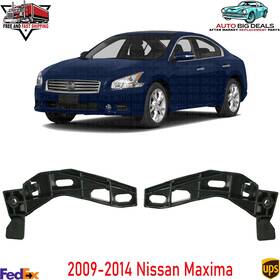13461848 Perfect Fit Front Bumper Brackets Left And Right Side Plastic For 2009-2014 Nissan Maxima