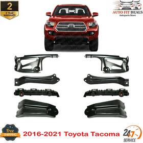14133296 Perfect Fit Front Bumper Brackets Mounting Kit Lh And Rh Side For 2016-2021 Toyota Tacoma