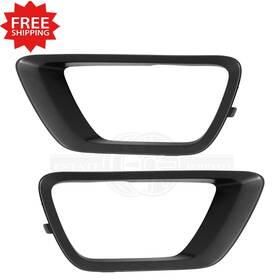 17090918 Perfect Fit New Front Fog Light Trim Set For 2015-2020 Chevrolet Colorado Left And Right Sid
