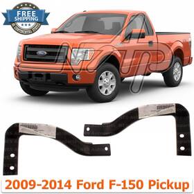 17673255 Perfect Fit Set Of 2 Bumper Bracket Front Left And Right Side For Ford F-150 2009-2014 Outer