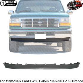 9604454 Perfect Fit Front Bumper Lower Valance For 1992-1997 Ford F-250 F-350 / 1992-96 F-150 Bronco