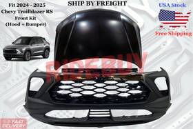 Fbr-72 Perfect Fit 2024 2025 Chevy Trailblazer Rs Complete Front Kit Bumper Aluminum Hood