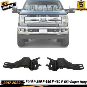 Fo1066195 Perfect Fit Front Bumper Brackets Set For 2017-2022 Ford F-250 F-350 F-450 F-550 Super Duty