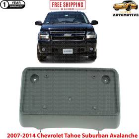 Gm1068174 Perfect Fit License Plate Bracket Front Fits 2007-2014 Chevrolet Tahoe Suburban Avalanche