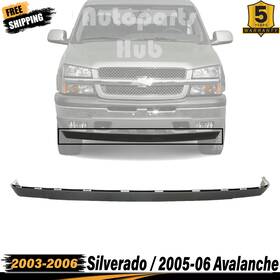 Gm1092200v Perfect Fit Front Lower Valance Extension Textured For 2003-06 Silverado / 2005-06 Avalanche