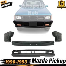 P2010112607 Perfect Fit New Front Bumper Lower Valance End Caps Lh And Rh For 1990-1993 Mazda Pickup