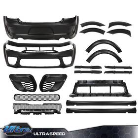 Ult-080801 Pit66 Fit For 2015-2023 Dodge Charger Hellcat Style Widebody Kit Front And Rear Bumper
