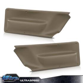 Ult-091812 Pit66 Pair Door Panel Insert Brown Fit For 2003-2010 Vw New Beetle Convertible Neutral