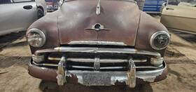 105.ch3s52 Plymouth Front Bumper Assemby With Guards Brackets Fits 1952 1181226