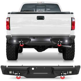 Bp-f1006 Pofenze For 1999-2016 Ford F250 F350 F450 Super Duty Rear Bumper With Sensor Holes Lights