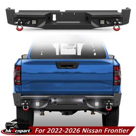 Bp-n1b8-hk Pofenze Off-road Rear Bumper With Sensor Holes &led Lights For 2022-2026 Nissan Frontier