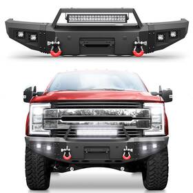 Bt-2022318-xr Pofenze Off-road Front Bumper With Sensor Hole For Ford F250 F350 F450 Super Duty 2017-2022