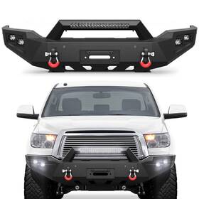 Bt-2022360 Pofenze Steel Front Bumper With Sensor Hole For Toyota Tundra 2007-2013 And Sequoia 2011-2016