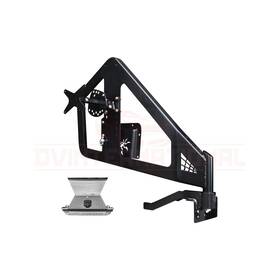 L2589433 Poison Spyder Frame Mounted Tire Carrier Rear For Jeep Wrangler 2018-2020