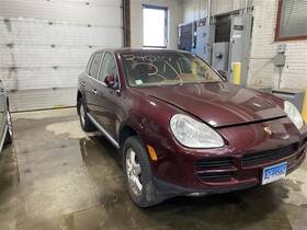 190-59056b Porsche Rear Bumper Cayenne 2003 03 2004 04 2005 05 2006 06 Red 1360988