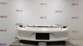 190-59206a Porsche 13 Boxster 981 Complete Rear Bumper Assembly White