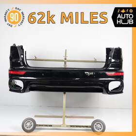 95850541760 Porsche 15-18 Cayenne 958 E-hybrid Rear Bumper Cover Black Oem 62k