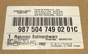 987-504-749-02-01c Porsche Left Frame 2006-2012 Cayman