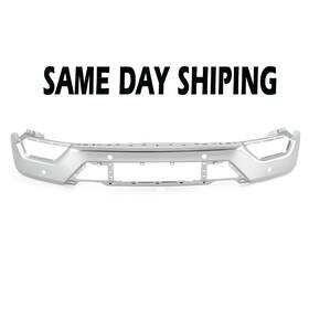 Ml3z17757g Preenex Chrome Front Bumper Face Bar With 6 Holes For 2021-2023 Ford F-150 King Ranch
