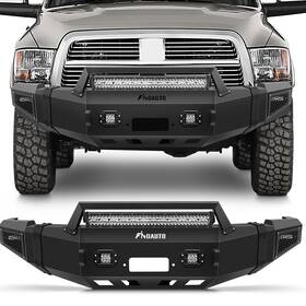 Pr126616e01 Premium Motoring For 2010-2018 Dodge Ram 2500 3500 Front Bumper Assembly With D-ring And Winch Plate