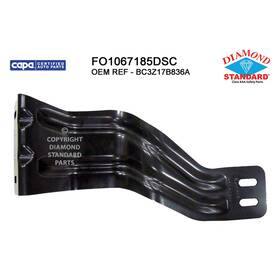 Crshx04391 Premium Replacement Parts Steel Front Passenger Side Inner Bumper Mounting Bracket