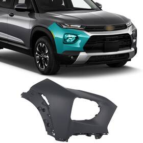 Pmd17709600p Primerideparts Front Passenger Side Bumper Cover For 2021-2022 Chevy Trailblazer Except Rs Rh