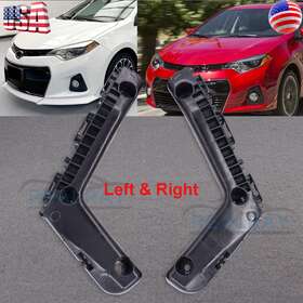 Bxgzj-corolla-14-16 Realray Front Bumper Retainer Brackets For 2014 2015 16 Toyota Corolla Left And Right Side