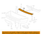15853597 Rear Oem Gm Pad Bumper-step